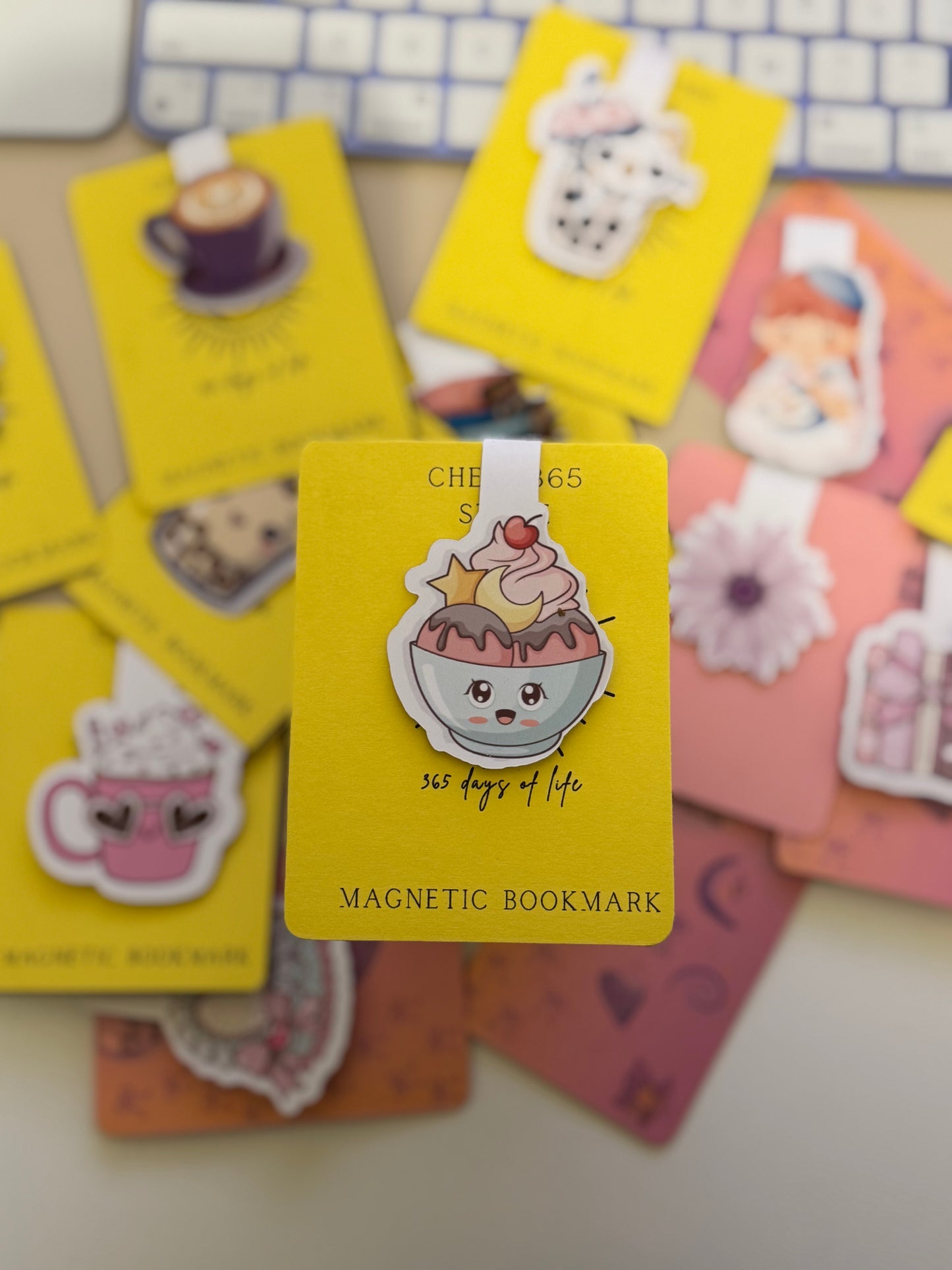 Frosty Smiles Magnetic Bookmark