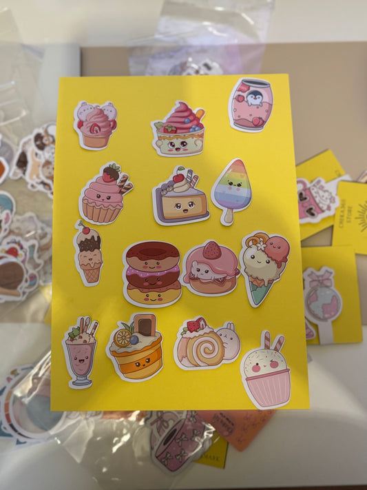Sweet Treats Kawaii Sticker Set 03