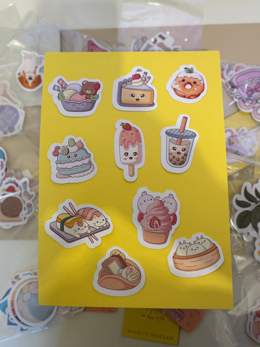 Sweet Treat Kawaii Sticker Pack -01