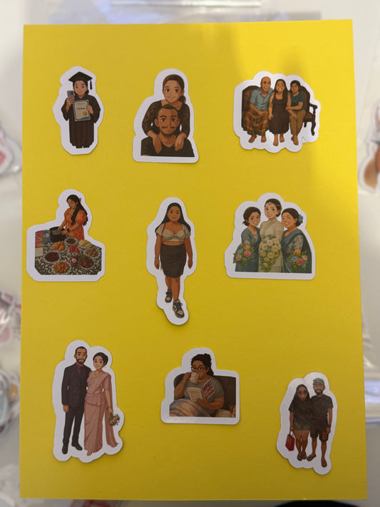 Ghibli-Inspired Stickers