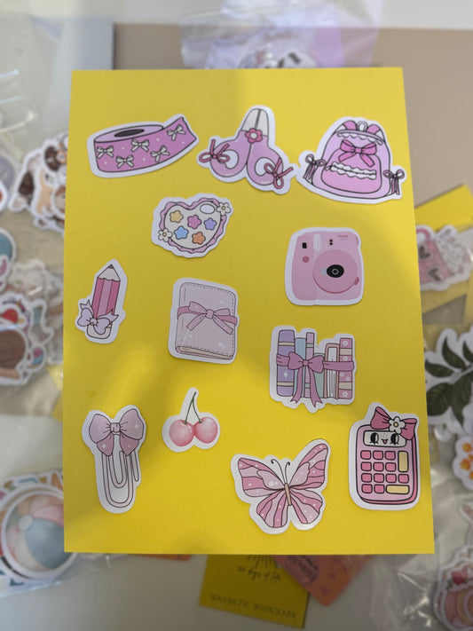 Pretty in Pink Sticker Sheet