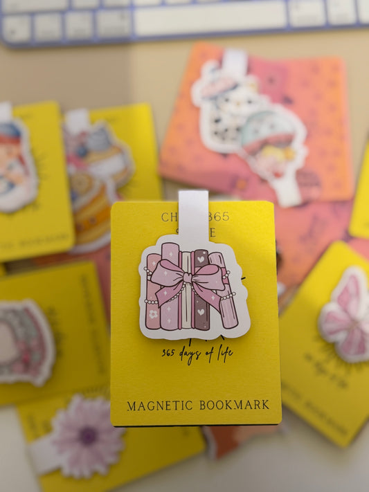 Bowtique Charm Magnetic Bookmark